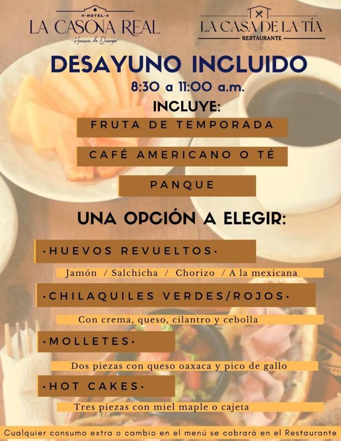 Hotel La Casona Real 우아스카 데 오캄포 외부 사진